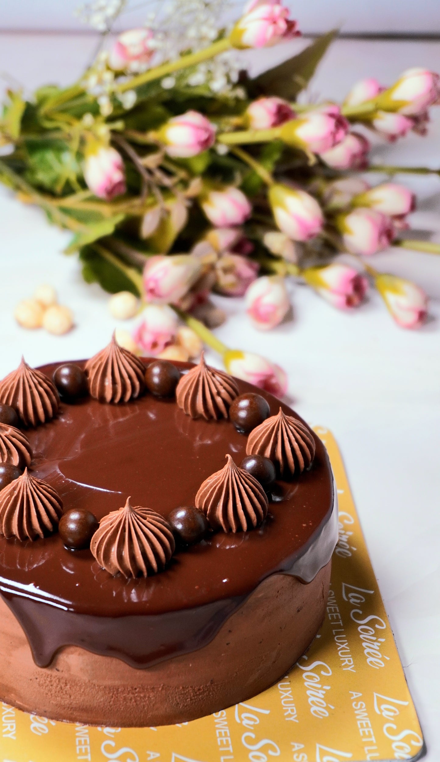 Belgian Dark Chocolate Truffle cake