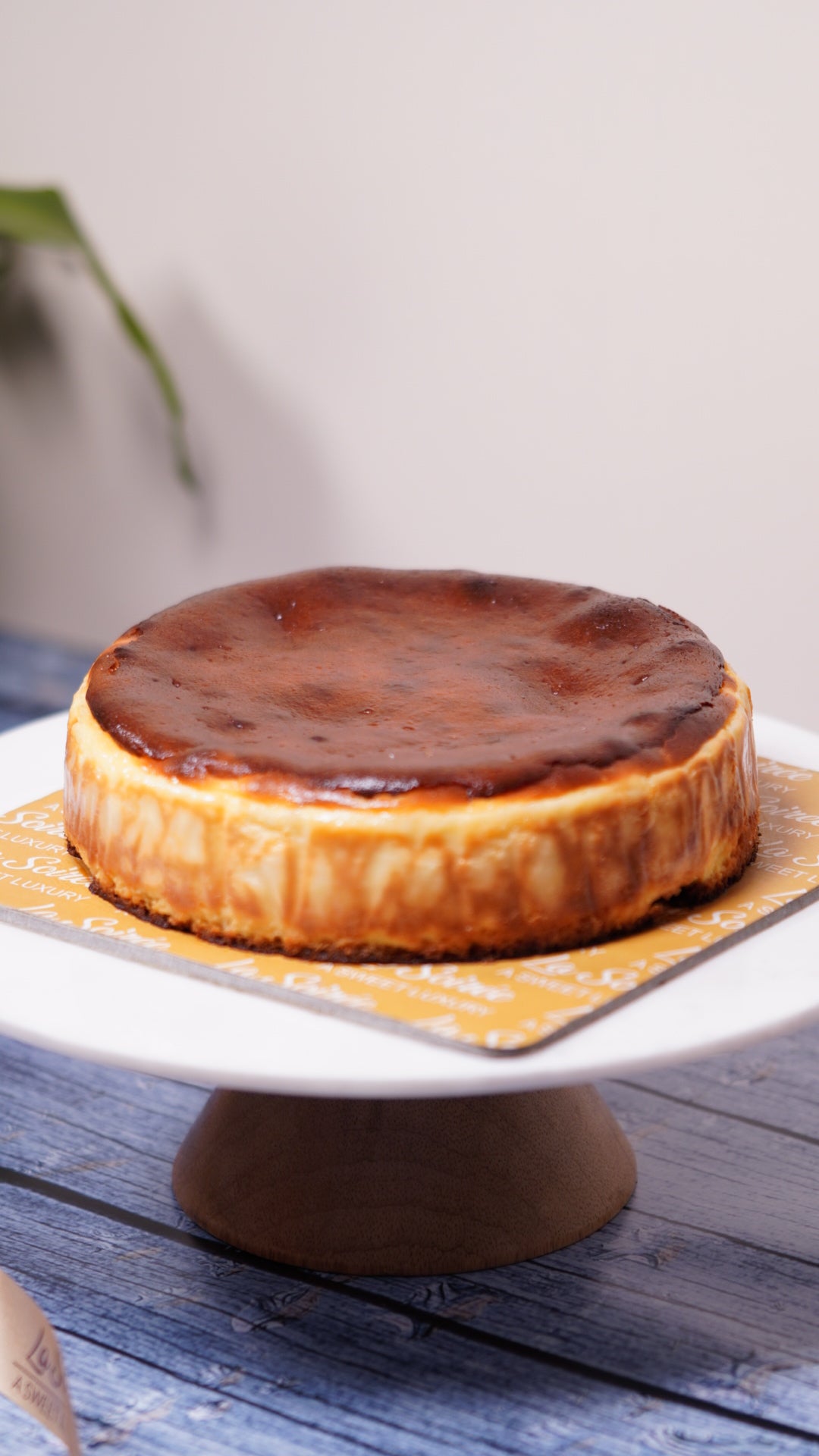 Classic Burnt Basque Cheesecake (Gluten-free)