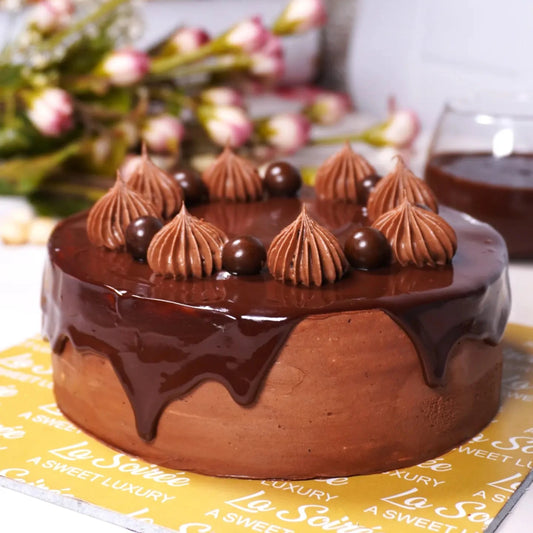 Belgian Dark Chocolate Truffle cake