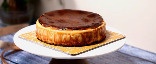 Classic Burnt Basque Cheesecake (Gluten-free)