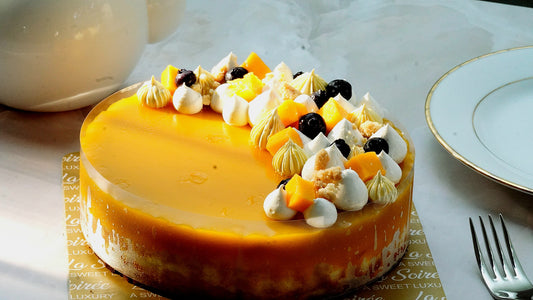 Mango Burnt Basque Cheesecake